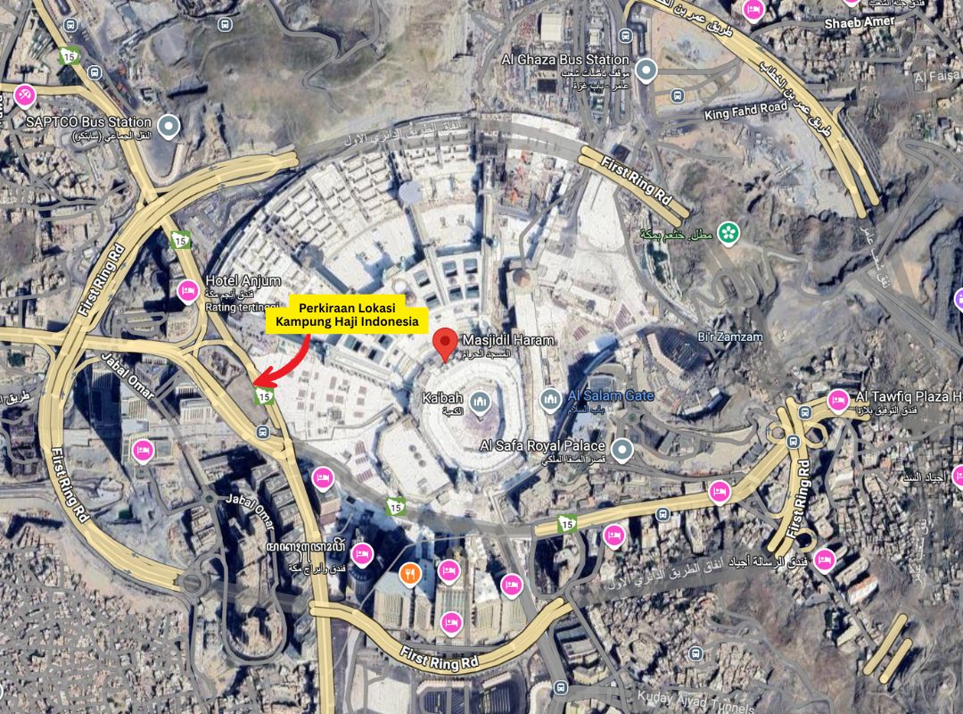 Lokasi Kampung Haji Indonesia